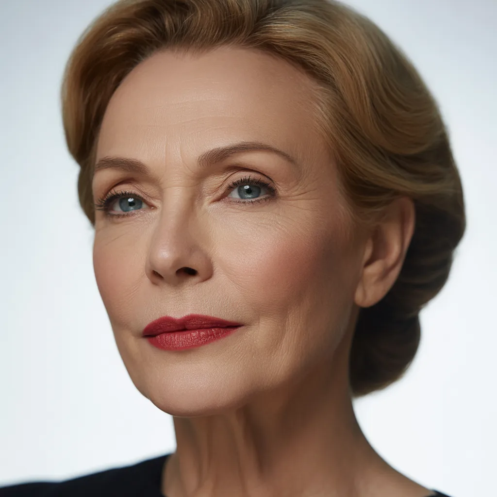 Classic Red Lip and Minimal Base