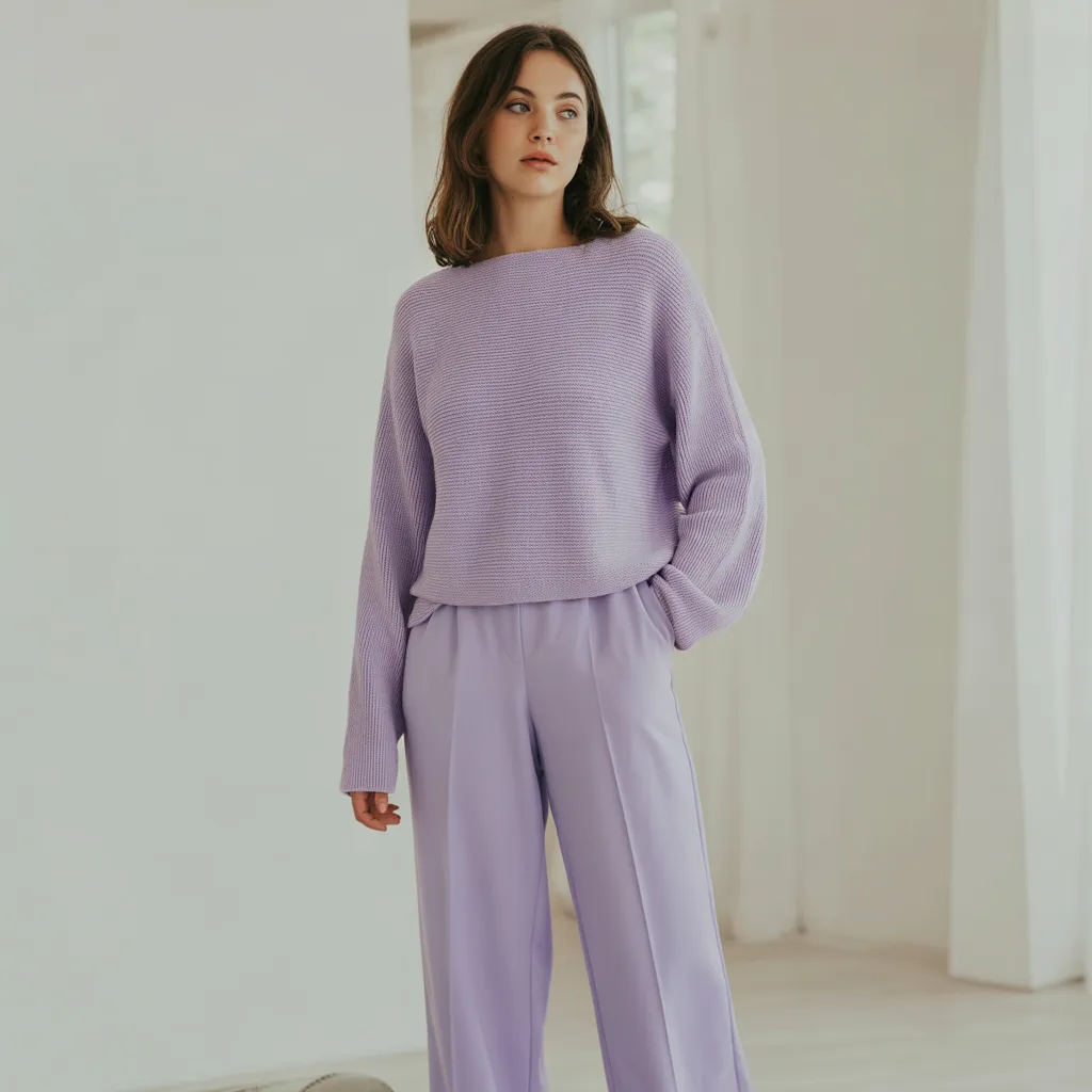 Soft Lavender Modern Twist