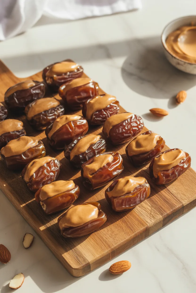 Stuffed Dates with Nut Butter