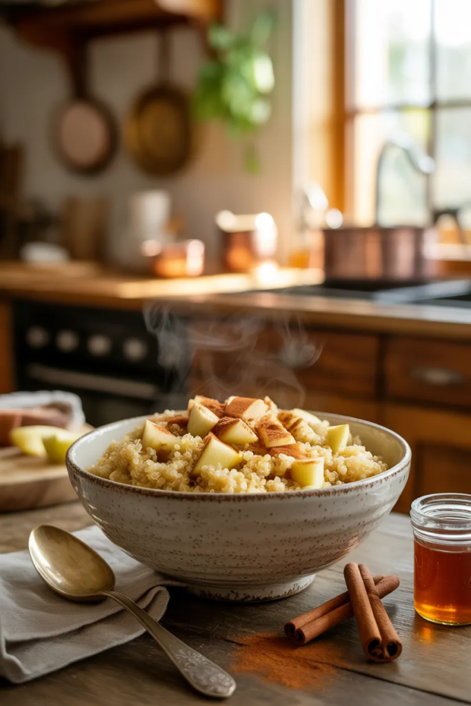 Apple Cinnamon Quinoa Bowl