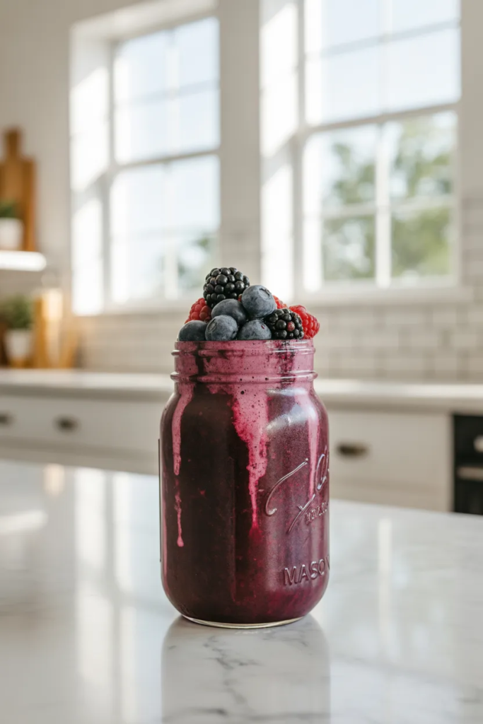 Berry Antioxidant Blast Smoothie - Immune-Boosting Smoothie Ideas