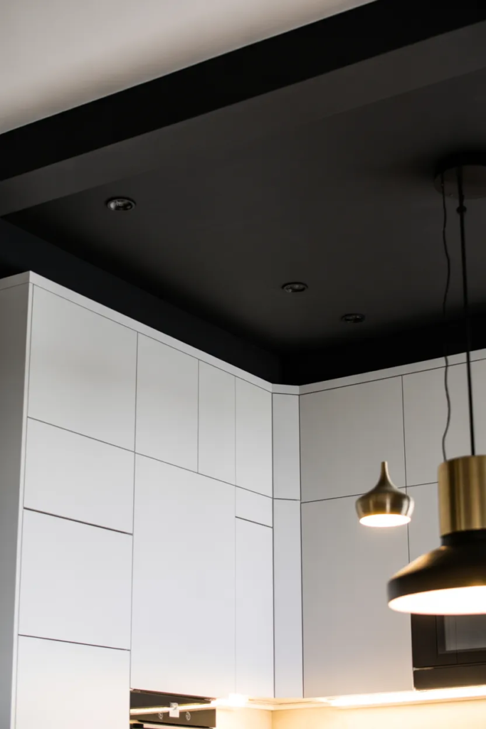 Black Ceiling for Dramatic Depth