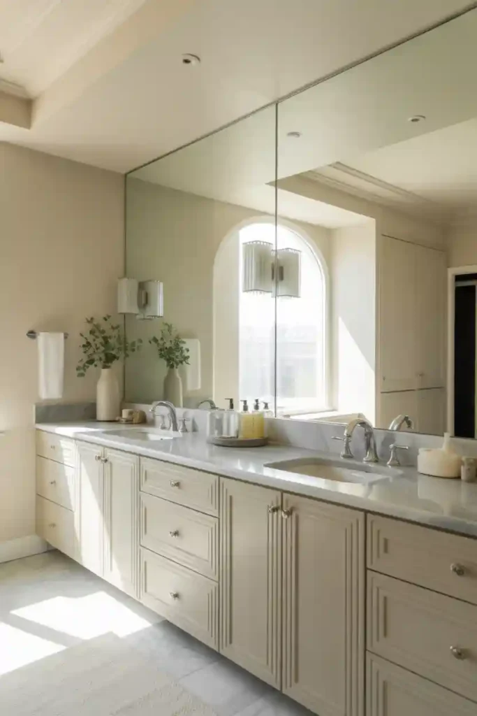 Oversized Statement Mirror - Bathroom Mirror Ideas