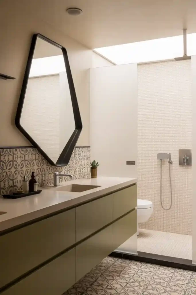 Geometric Shaped Mirror