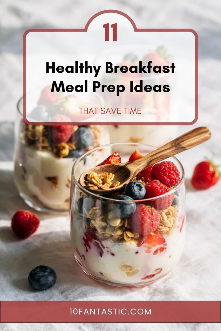 11 Healthy Breakfast Meal Prep Ideas that Save Time