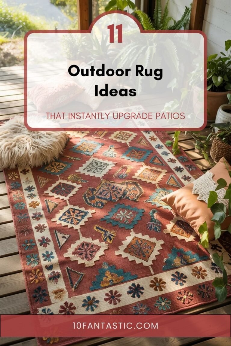 11 Outdoor Rug Ideas that Instantly Upgrade Patios