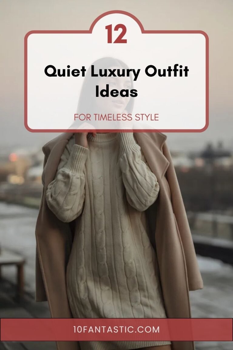 12 Quiet Luxury Outfit Ideas for Timeless Style