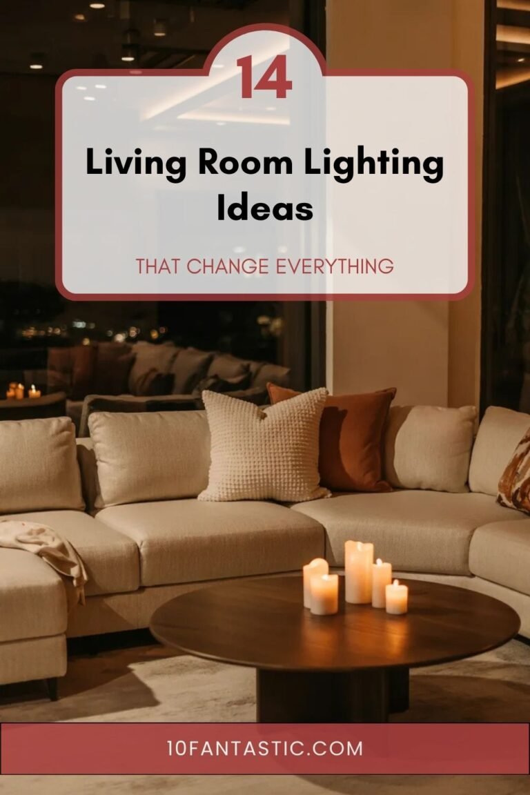 14 Living Room Lighting Ideas that Change Everything