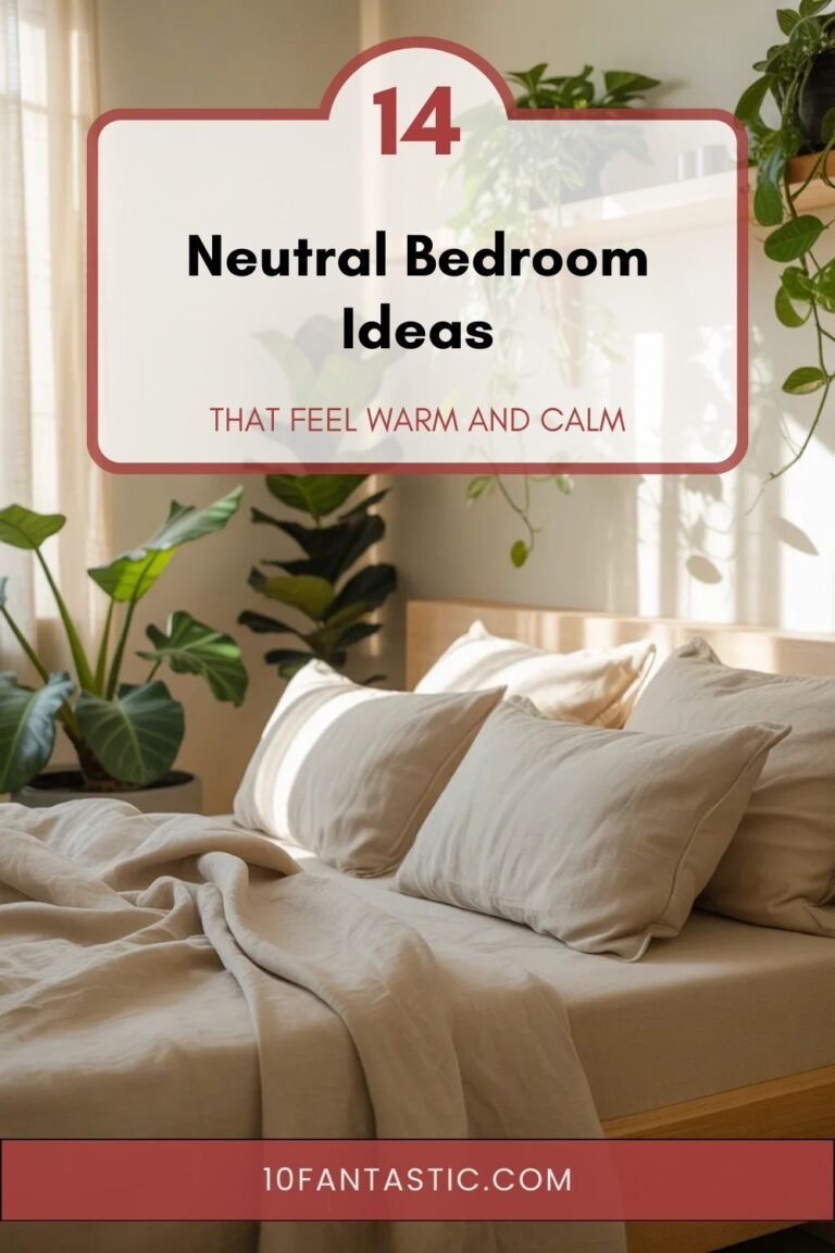 14 Neutral Bedroom Ideas that Feel Warm and Calm