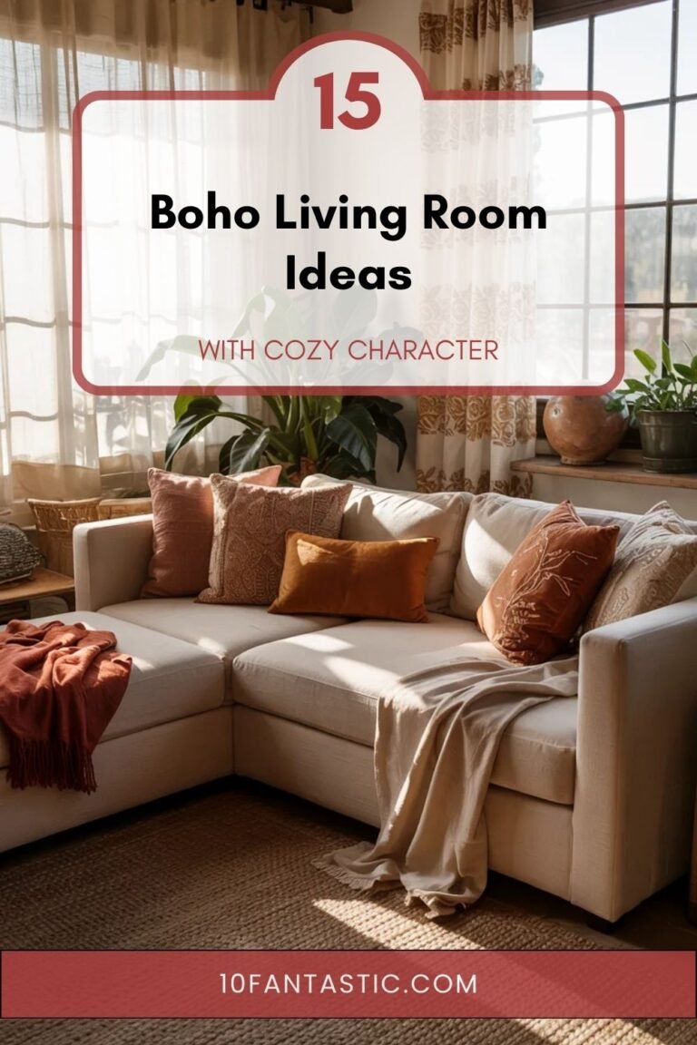 15 Boho Living Room Ideas with Cozy Character