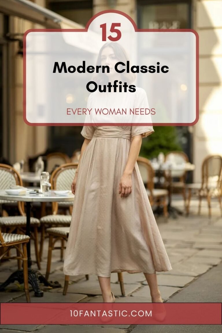 15 Modern Classic Outfits Every Woman Needs