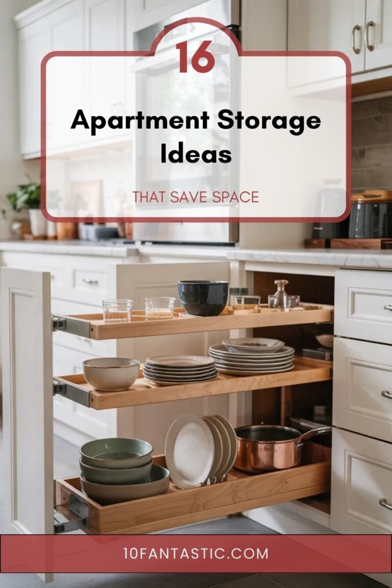 16 Apartment Storage Ideas that Save Space