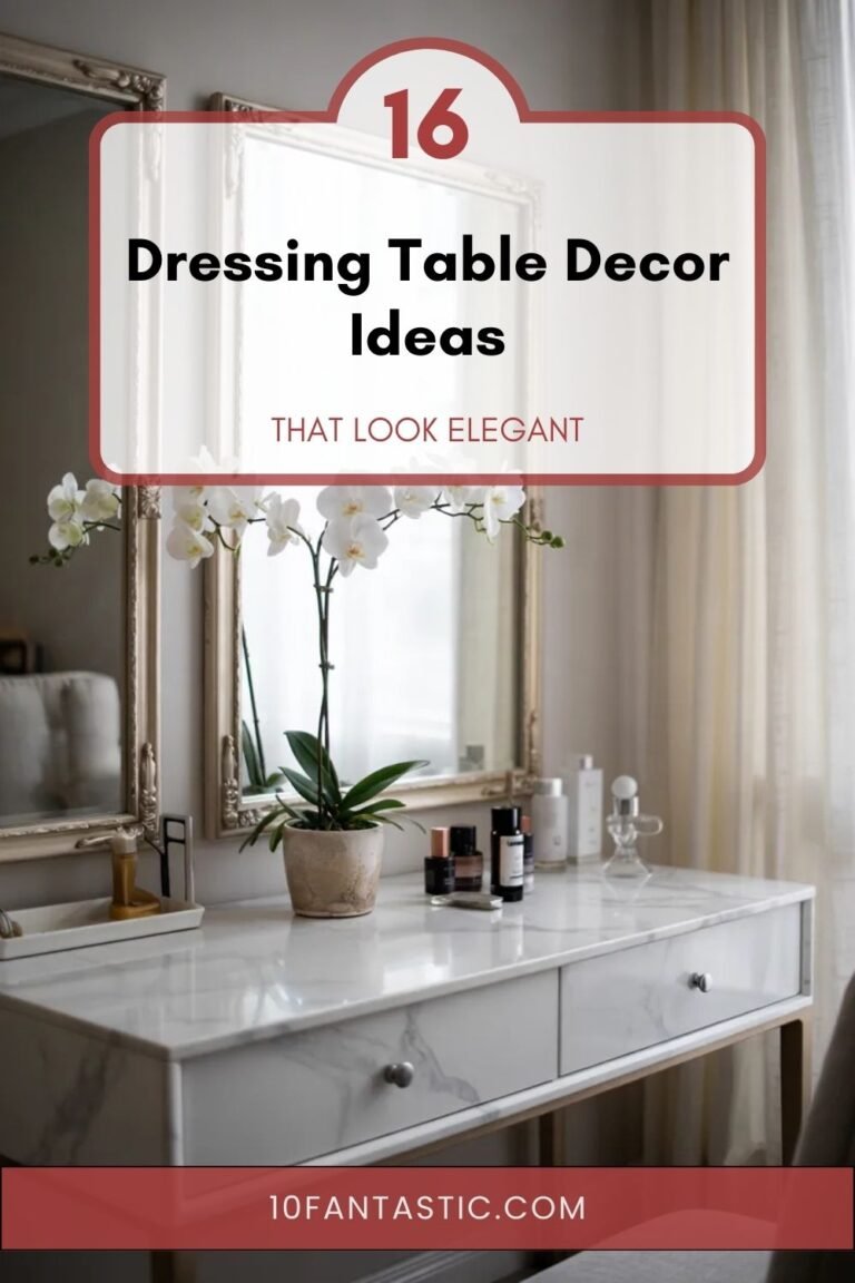 16 Dressing Table Decor Ideas that Look Elegant