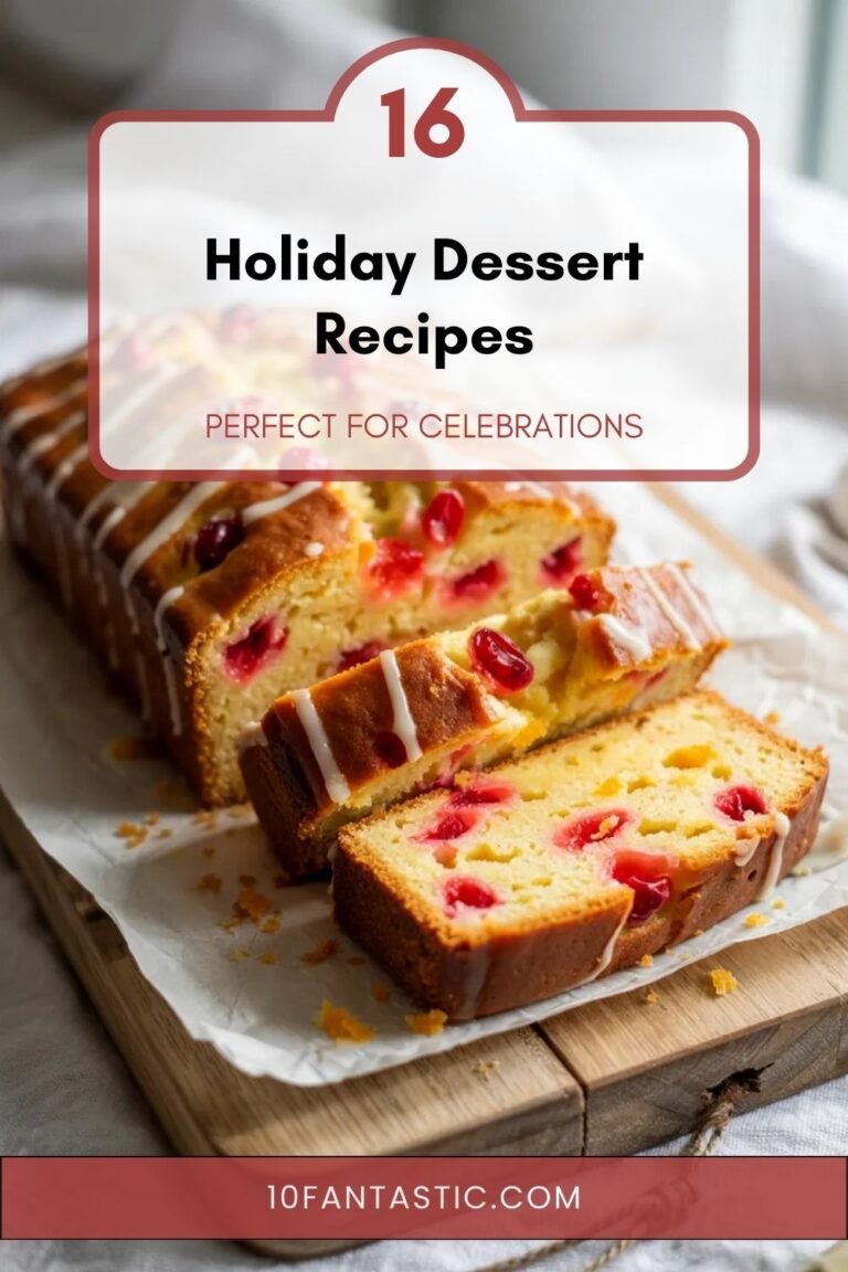 16 Holiday Dessert Recipes Perfect for Celebrations