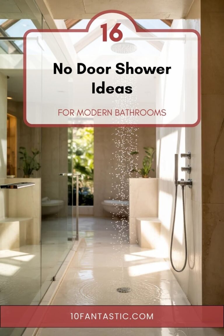 16 No Door Shower Ideas for Modern Bathrooms