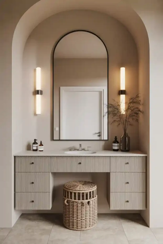 Arched Mirror for Architectural Interest