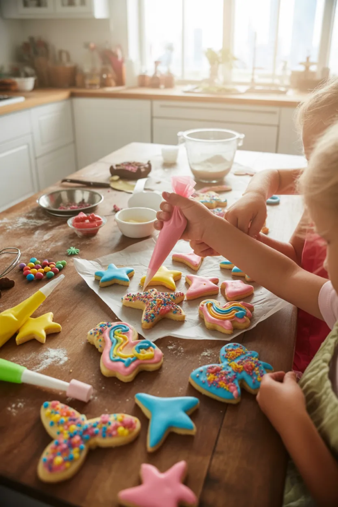 Sugar Cookies with Fun Shapes - Easy Cookie Recipes for Kids