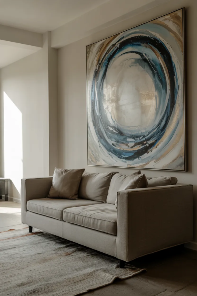 Blue Wall Art for Subtle Impact