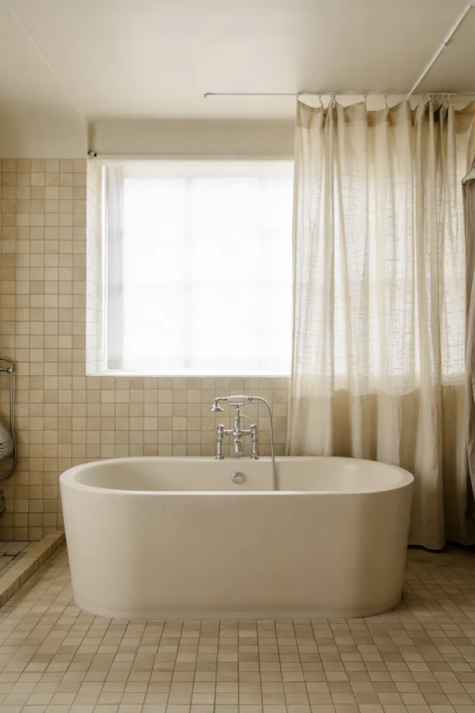 Minimalist Neutral Palette - Aesthetic Bathroom Ideas