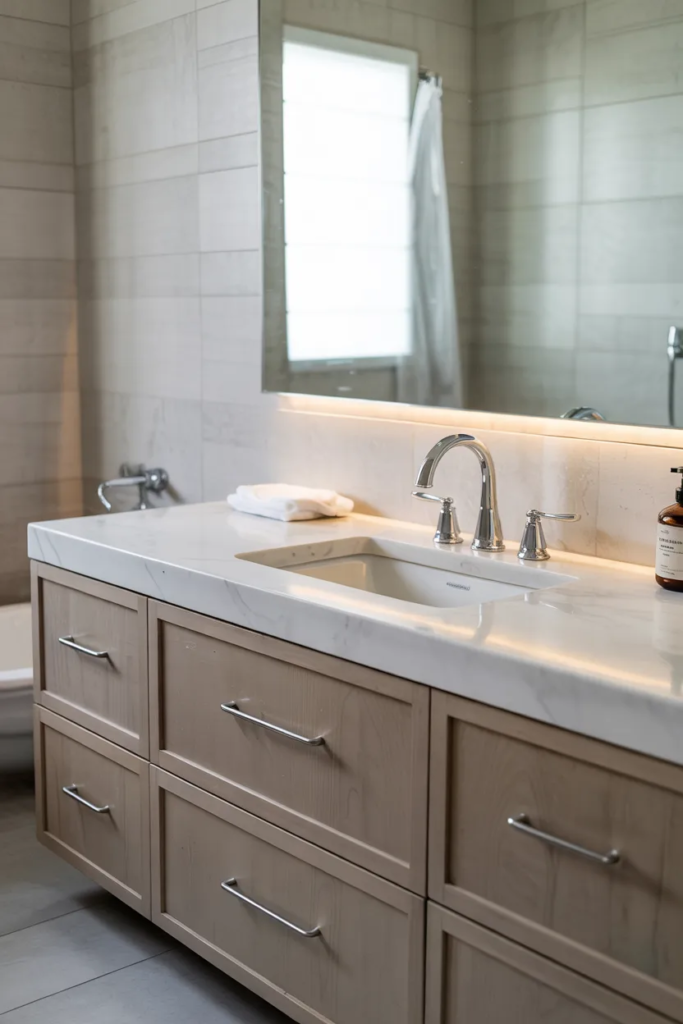 Floating Vanity for a Modern Touch - Aesthetic Bathroom Ideas