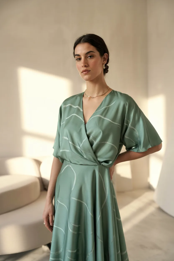 Wrap Dress for a Feminine Look