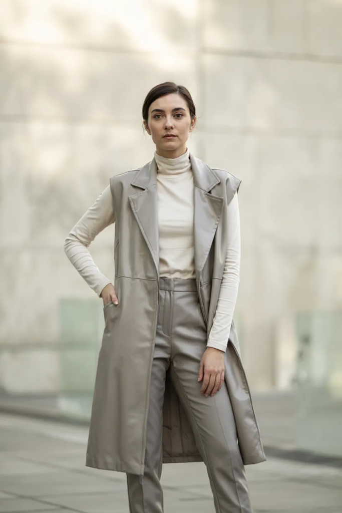 Longline Vest Over Layers