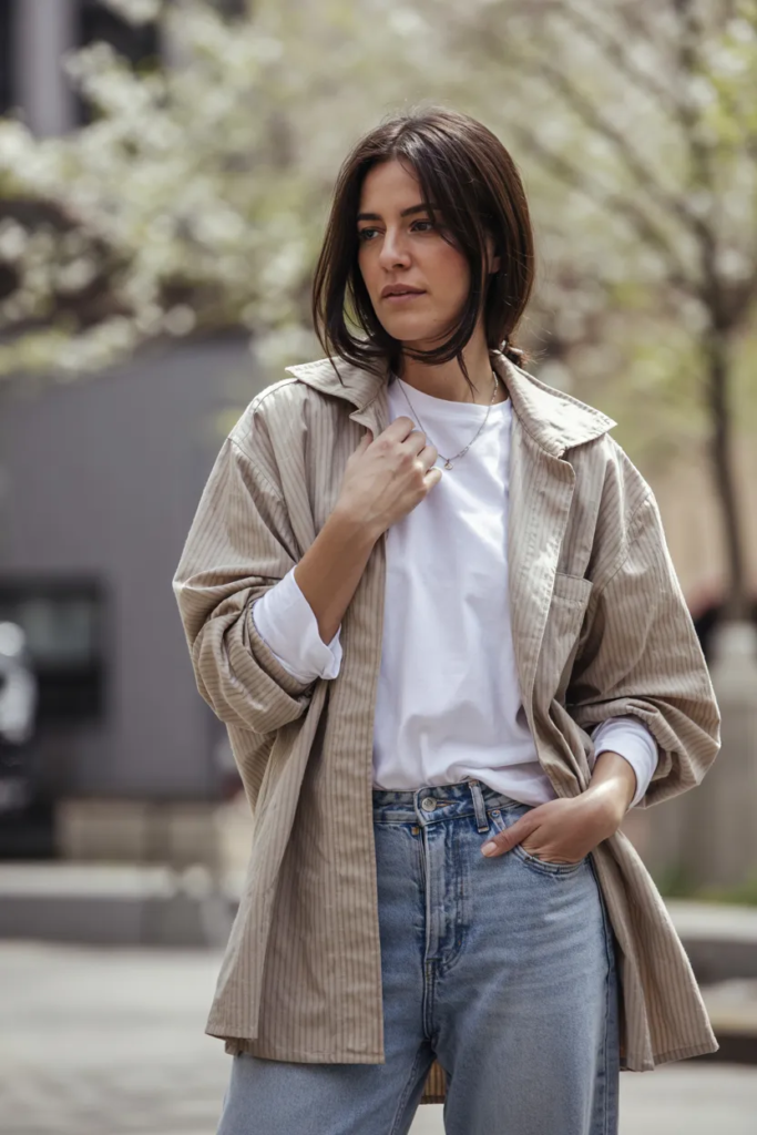 Shacket for Transitional Weather