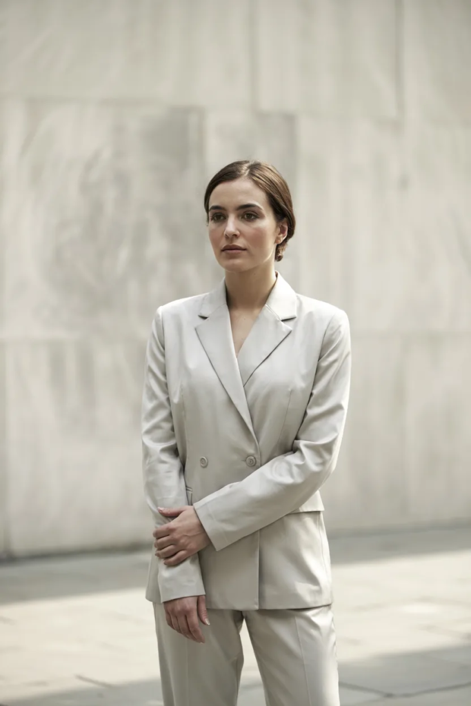 Monochrome Suit Look