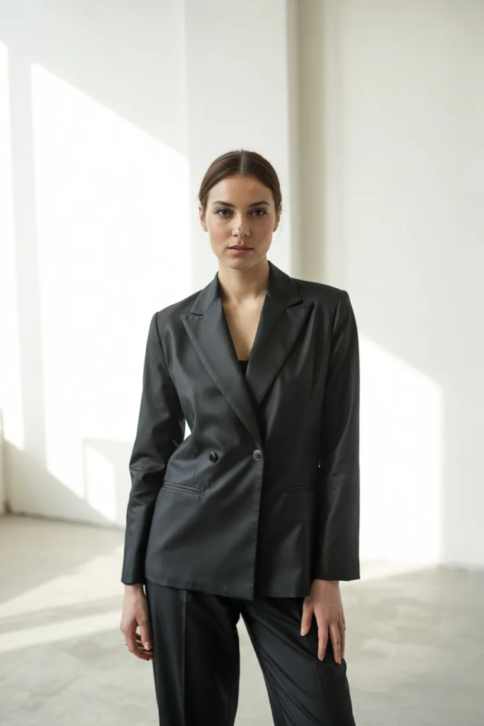 Monochrome Suit Ensemble