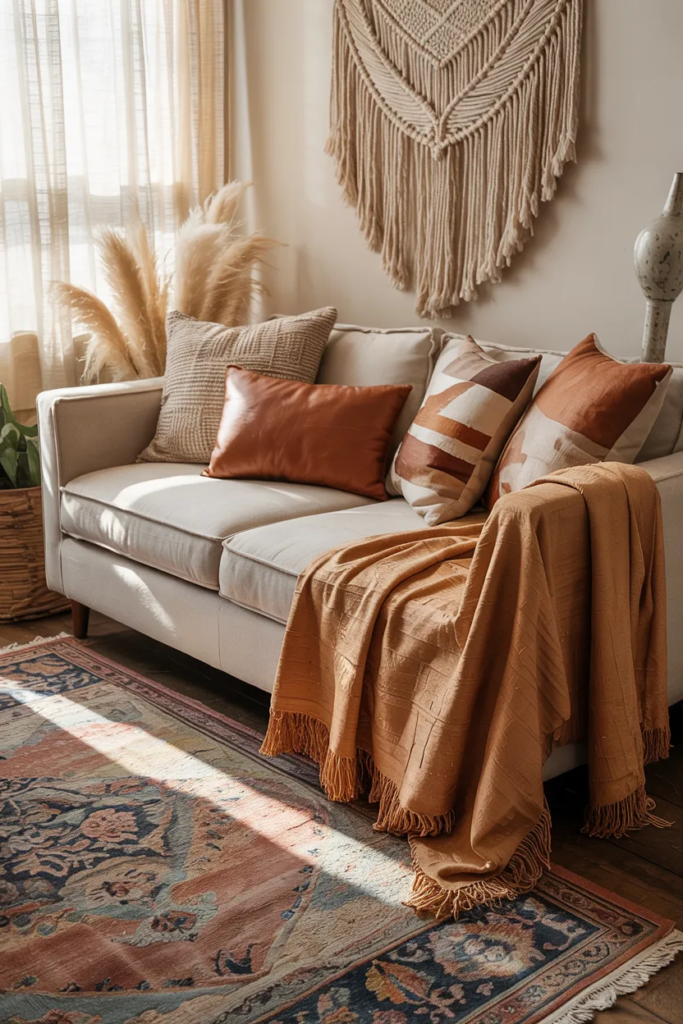 Textured Throw Blankets and Pillows