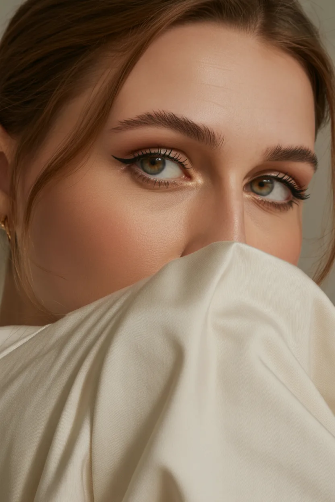 Soft Brown Kajal Eyes