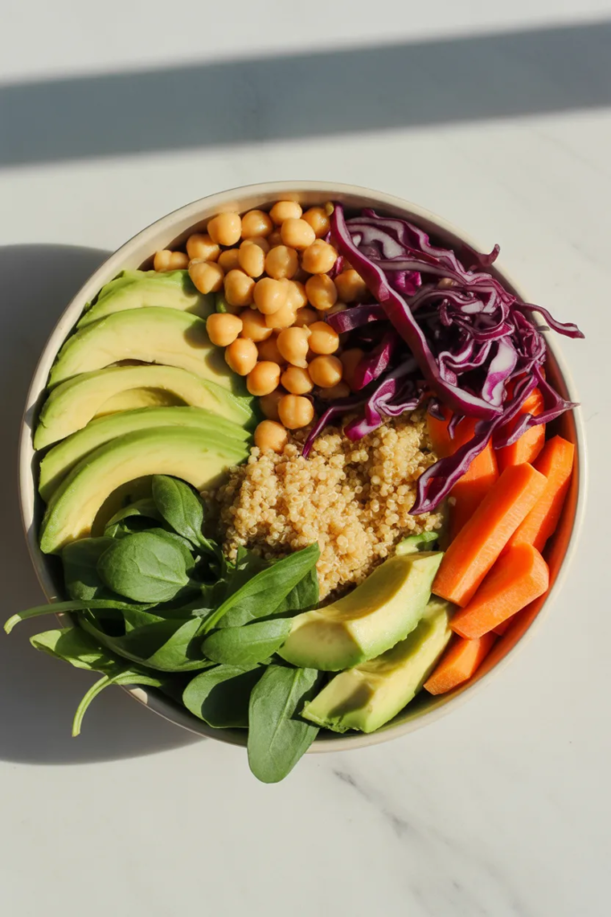 Avocado and Chickpea Buddha Bowl