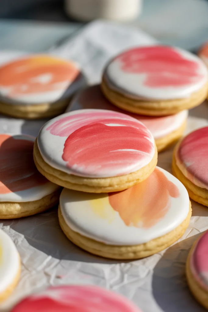 Watercolor Icing Effect