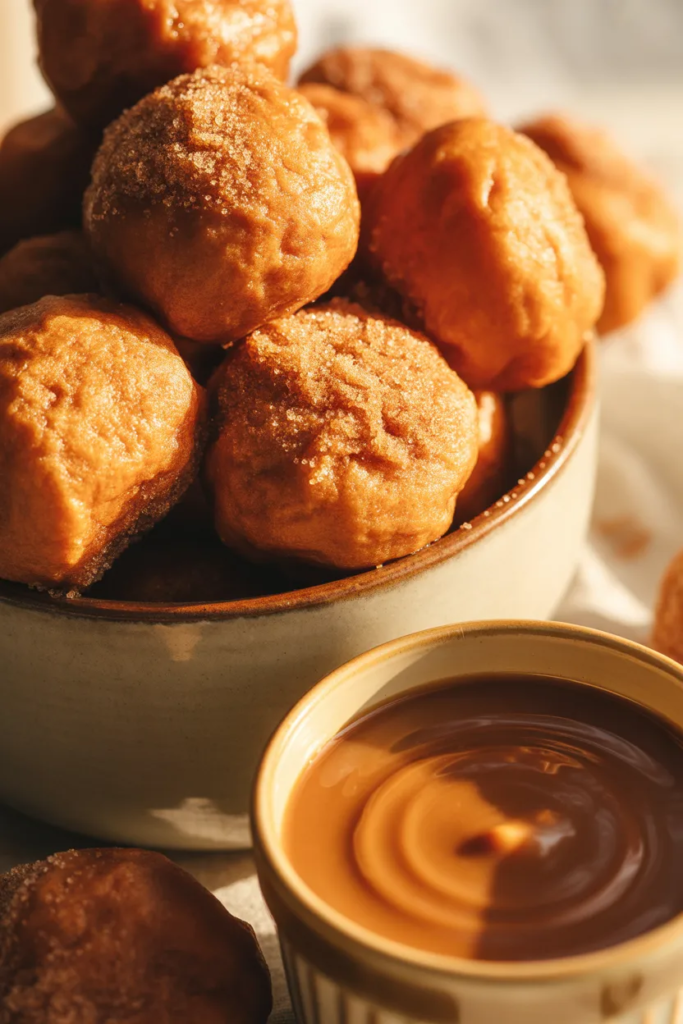 Cinnamon Sugar Donut Holes - Air Fryer Dessert Recipes
