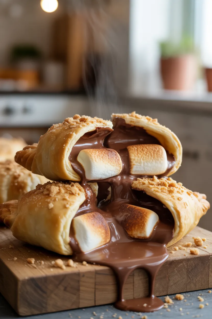 Stuffed S’mores Pockets