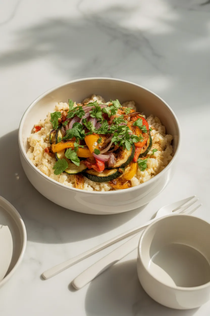 Cauliflower Rice Veggie Bowl
