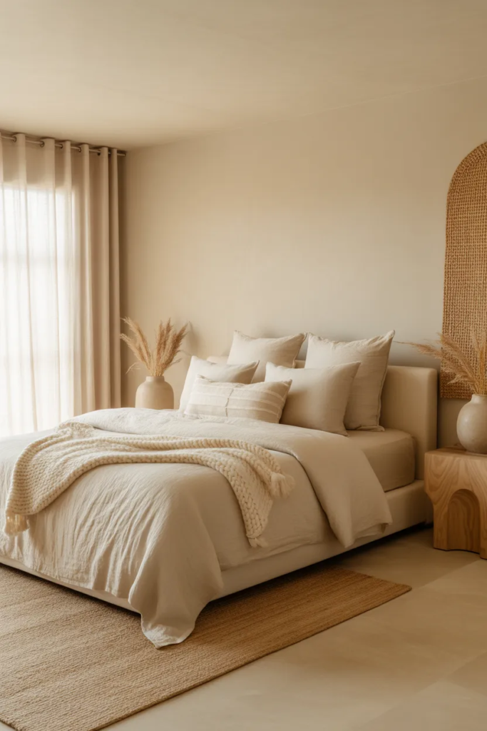 Soft Neutral Color Palette - Master Bedroom Ideas