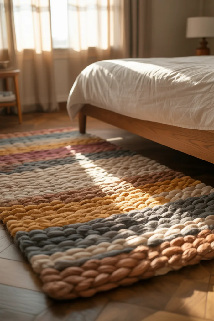 Soft Area Rug Underfoot