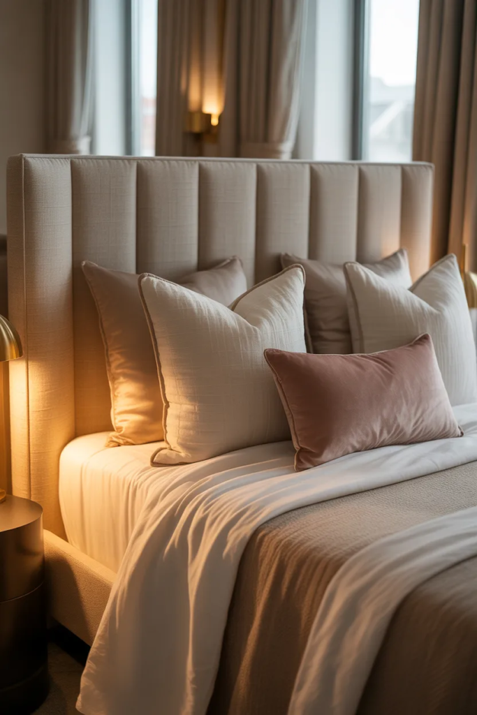 Upholstered Neutral Headboard