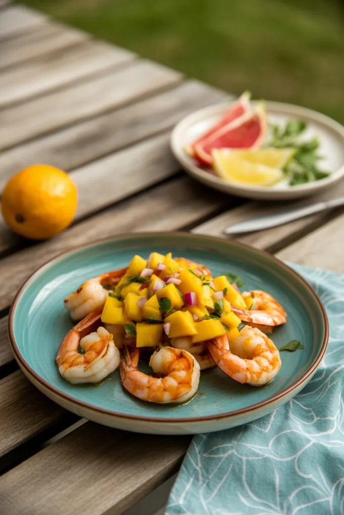 Grilled Shrimp with Mango Salsa
