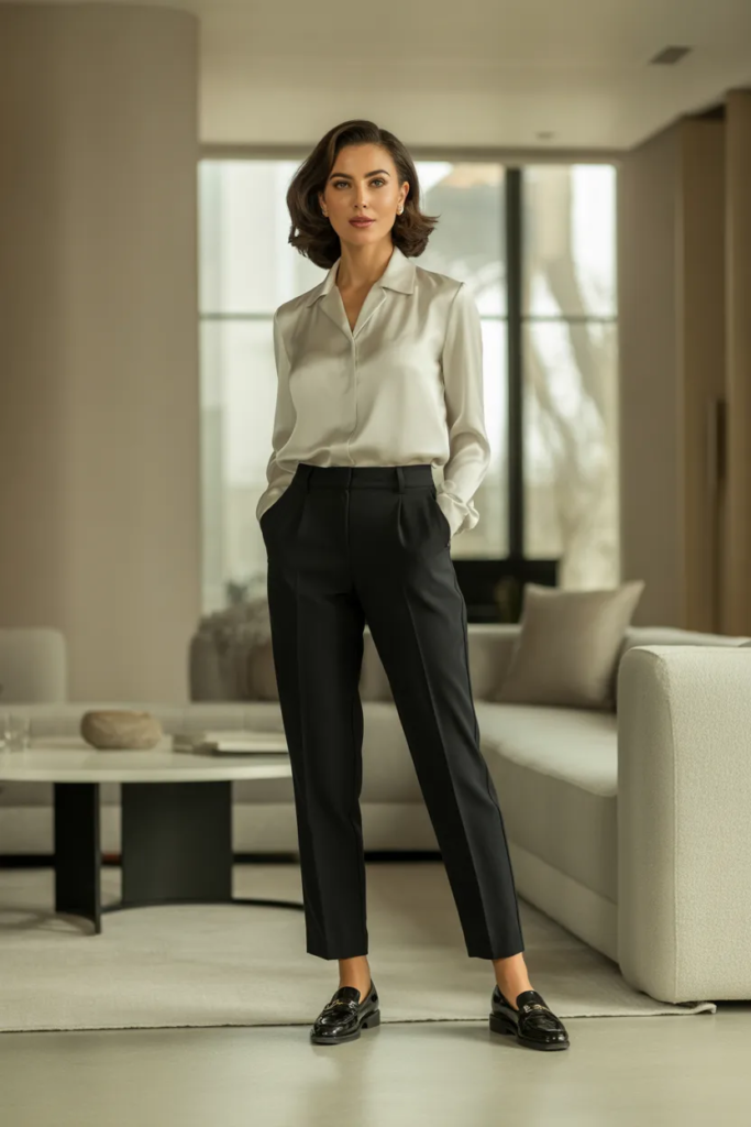 Tailored Black Trousers