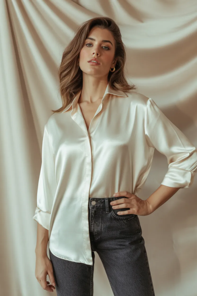 Silk or Satin Blouse