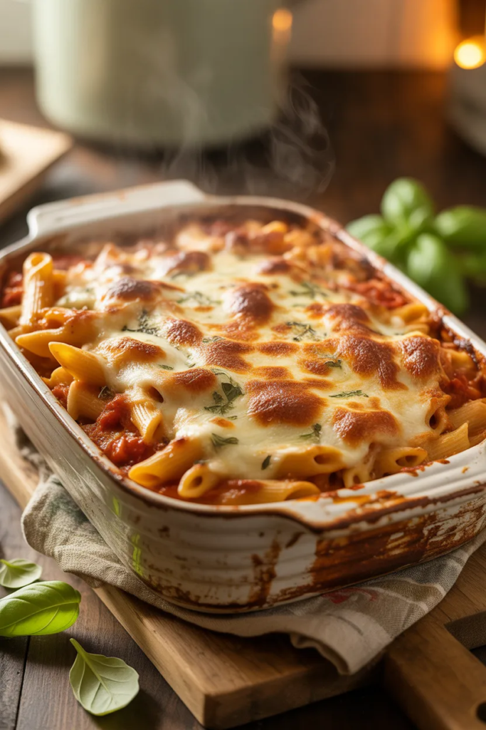 Baked Cottage Cheese Pasta