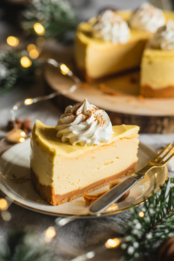 Eggnog Cheesecake