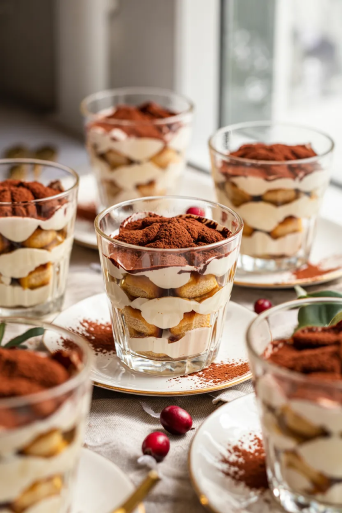 Tiramisu Trifle Cups