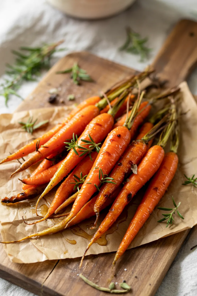 Roasted Honey Glazed Carrots