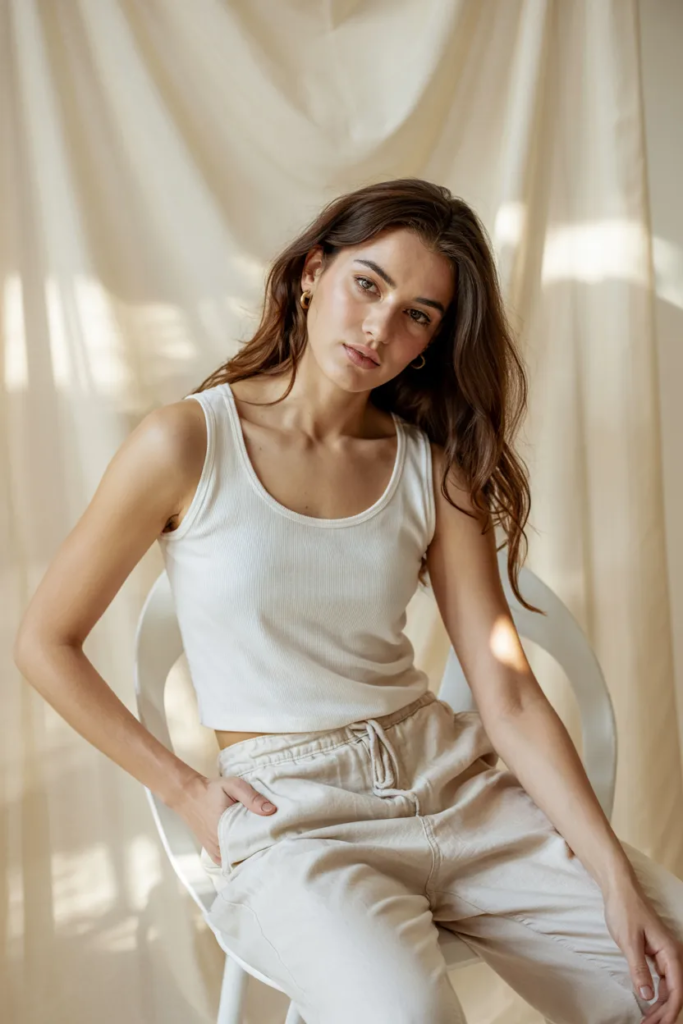 Knit Tank and Linen Pants