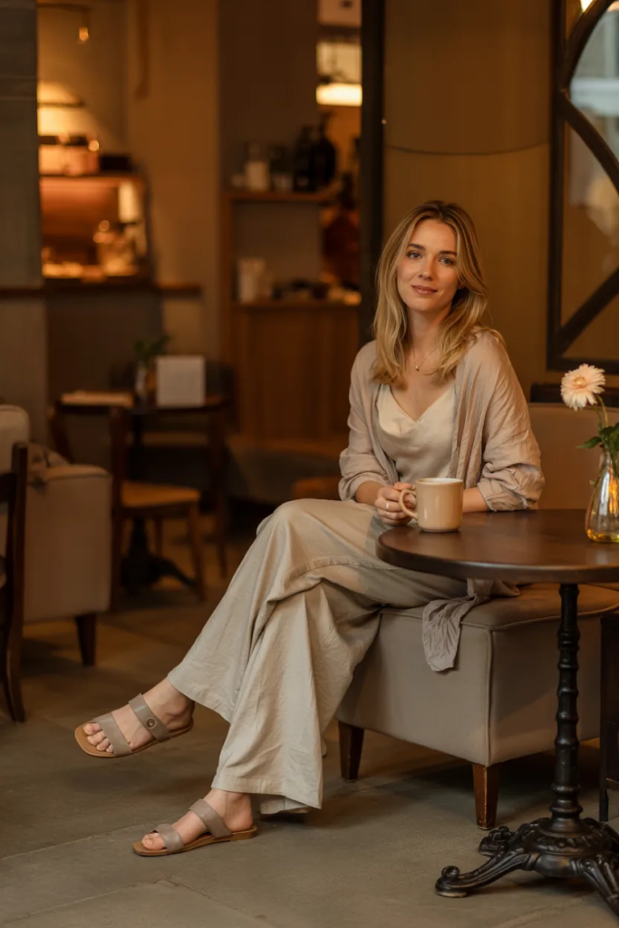 Linen Pants and Lightweight Cardigan