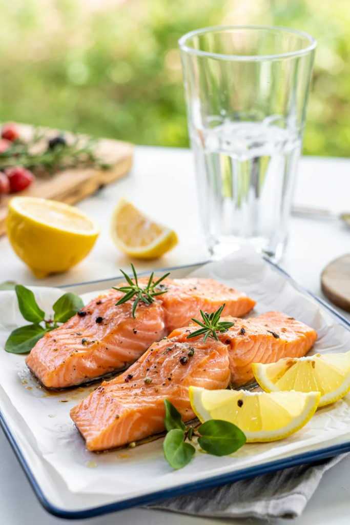 Lemon Herb Grilled Salmon