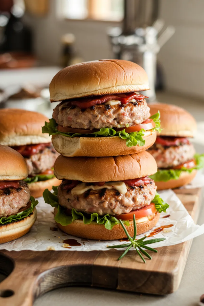 Grilled Turkey Burgers